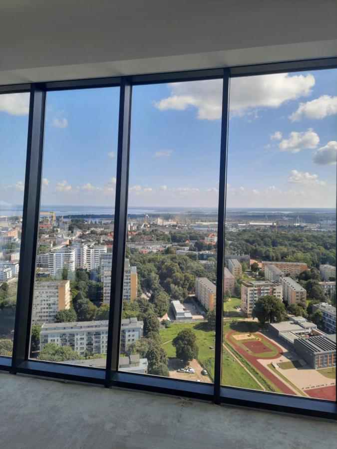 Hanza Tower Sunny Apartment Szczecin Exterior photo